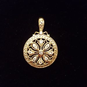 Gold over sterling pendant